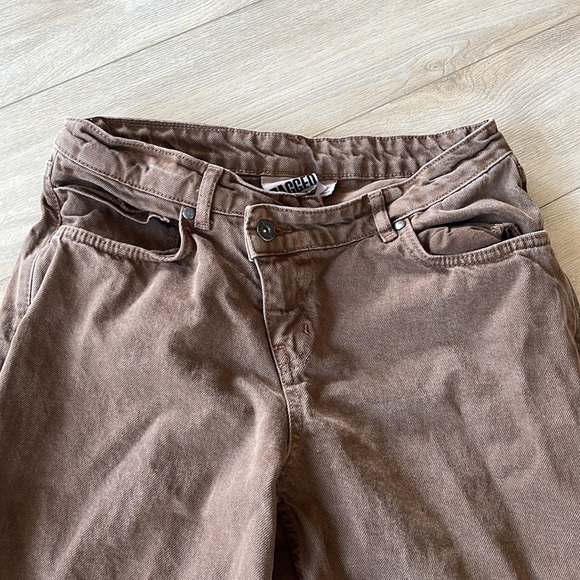 Ragged Priest Brown Wide Leg Jeans 26 - Picture 4 of 8